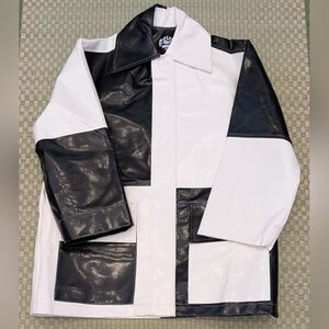 Hello Boyko Stevie Jacket Black Ivory Women's Size Medium Made in USA